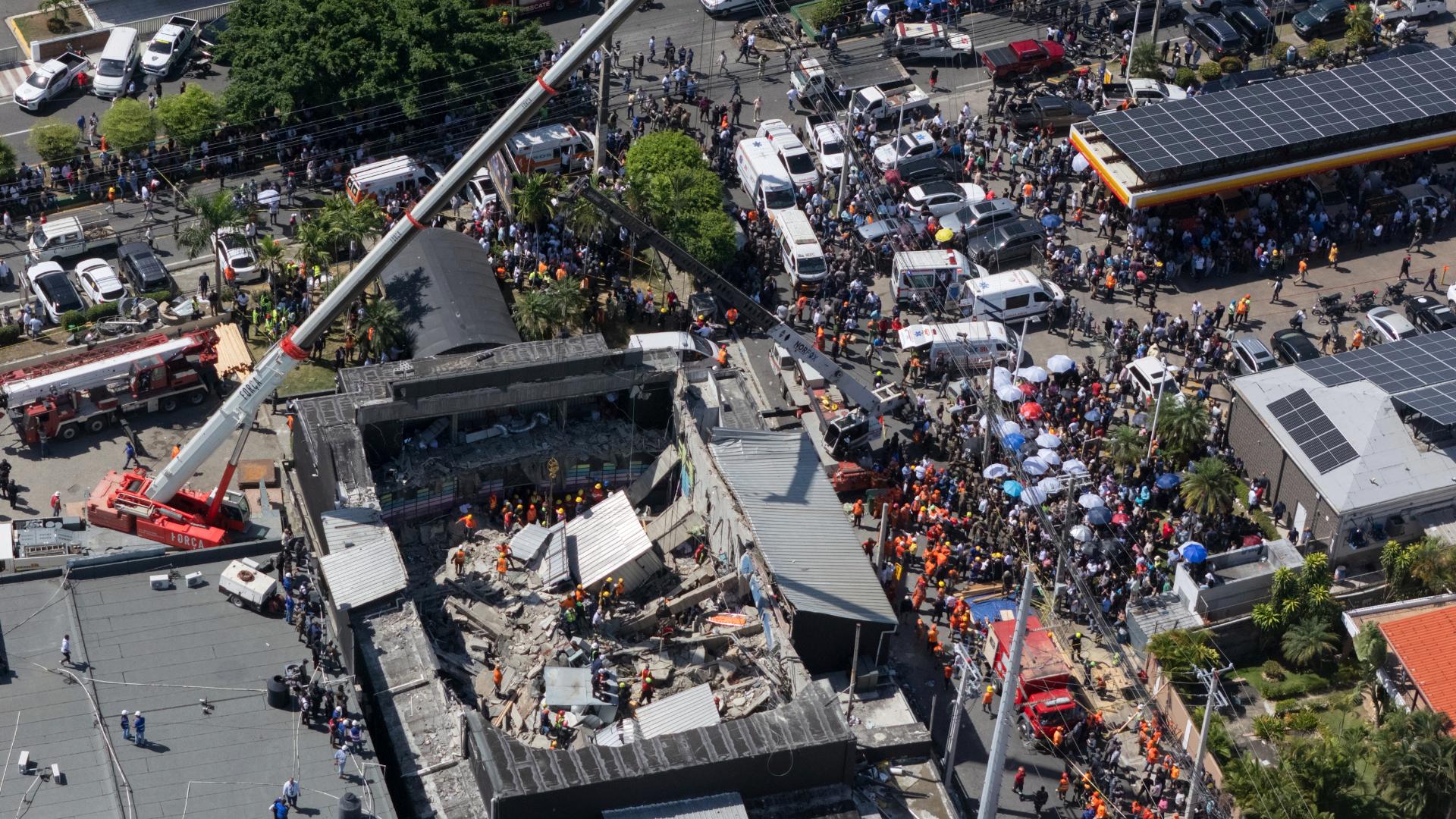 The Professional Baseball League of the Dominican Republic posted on social media that former MLB pitcher Octavio Dotel was among those killed in the collapse.