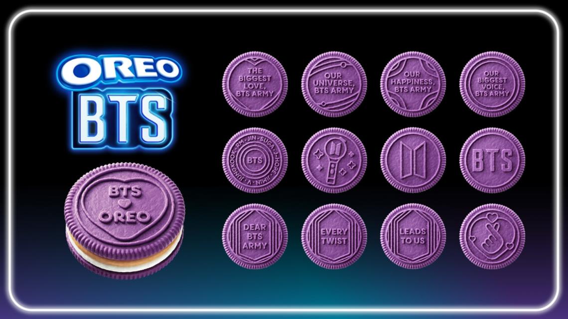 Oreo, BTS collaborate on limited-edition cookies inspired by