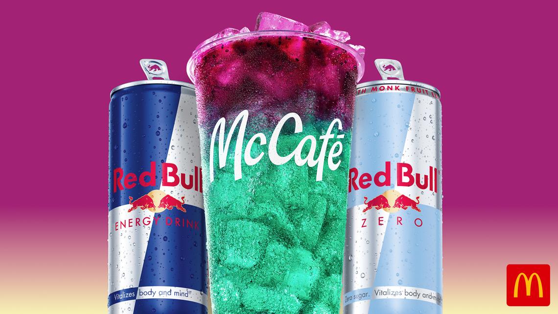 McDonald's is bringing Red Bull to the menu, marking its first