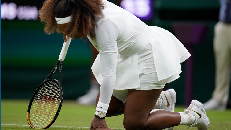 Serena Williams out of Wimbledon after stopping with injury
