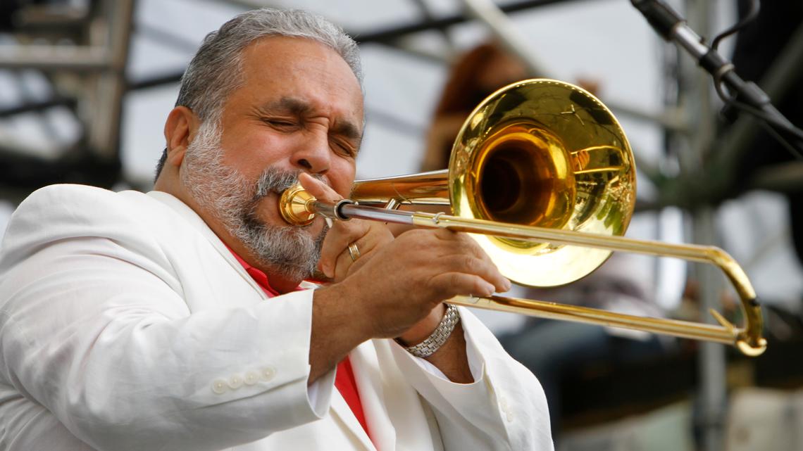 Singer and musician Willie Colon performs at The Climate Rally, an Earth Day concert, on the National Mall in Washington, on Sunday, April 25, 2010.
