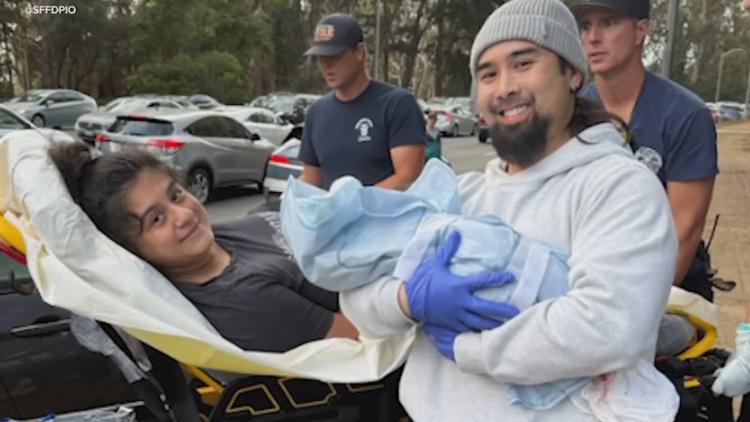 Baby girl born on side of the road in San Francisco amid heavy traffic