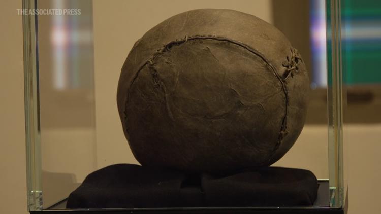 World's oldest known soccer ball on display in Florida ahead of Scotland vs. Brazil game