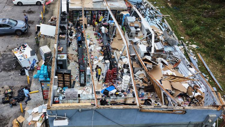 Cleanup begins in southeastern US as remnants of Isaias move north, bringing heavy rainfall