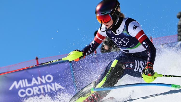 Did Mikaela Shiffrin win a medal in her final event at the 2026 Olympics?