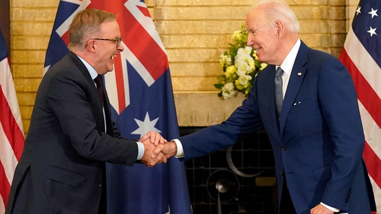 Biden announces nuclear-powered submarines for Australia