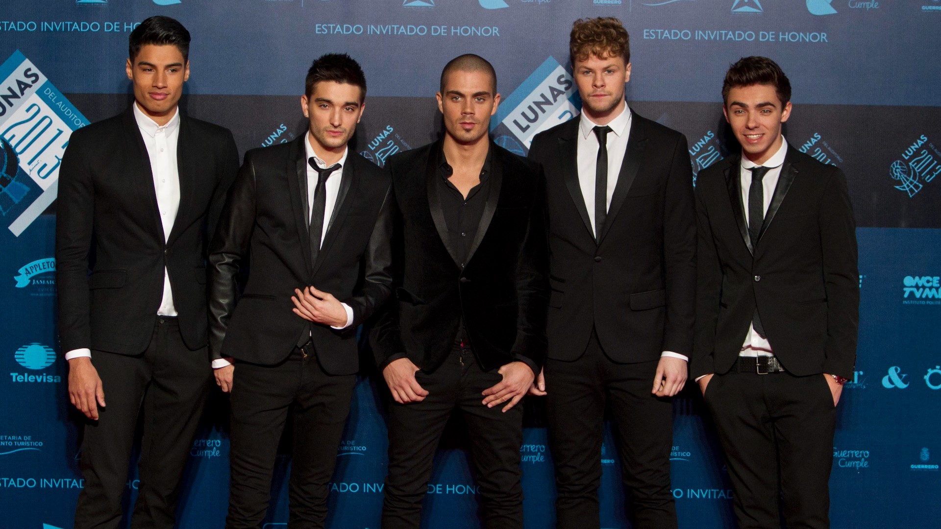 From right: <b>Nathan</b> Sykes, Jay McGuiness, Max George, Tom Parker... 