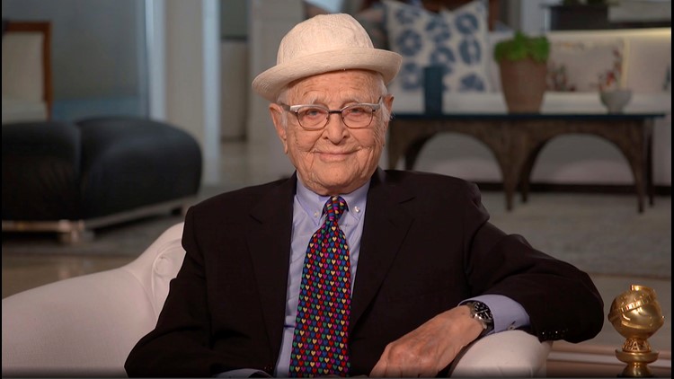 Norman Lear accepts Golden Globes award for long career in TV