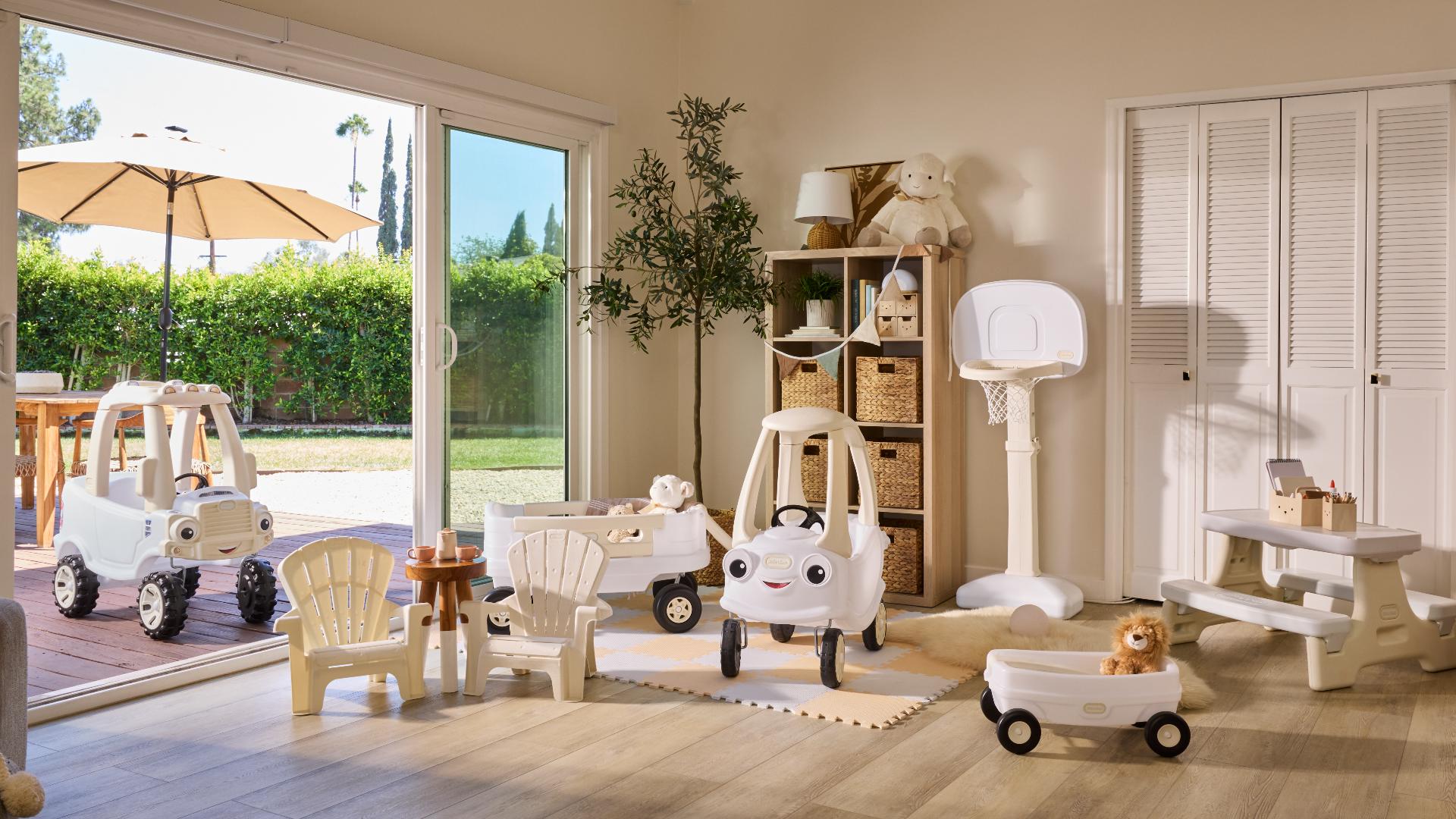 Little Tikes trades classic bright colors for white in new line aimed ...