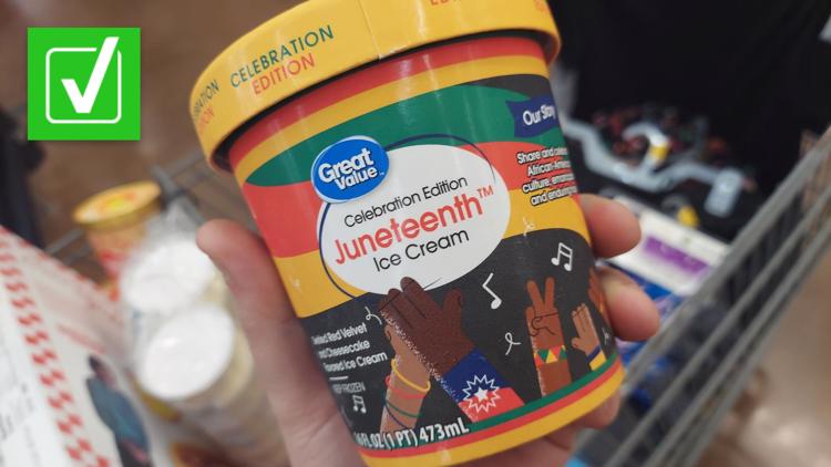 Walmart pulls Juneteenth ice cream from shelves after criticism