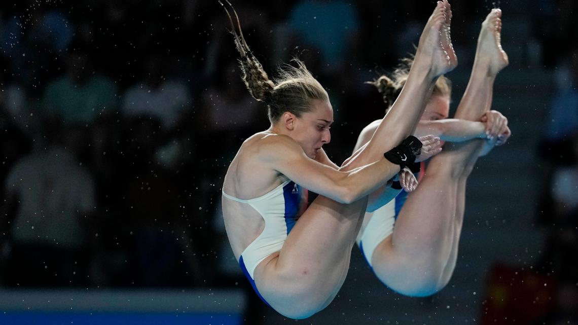 Why do Olympic divers shower after they dive?