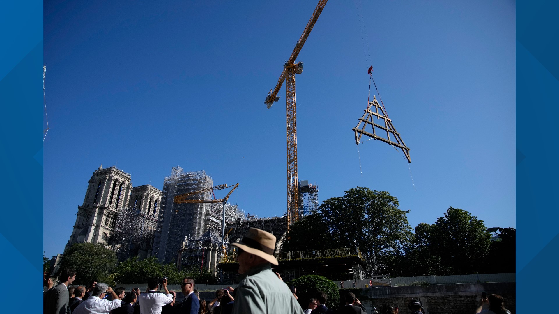 The word-renowned cathedral was consumed by flames in 2019. Authorities hope to bring it back to life by the end of next year — and this is a major step.