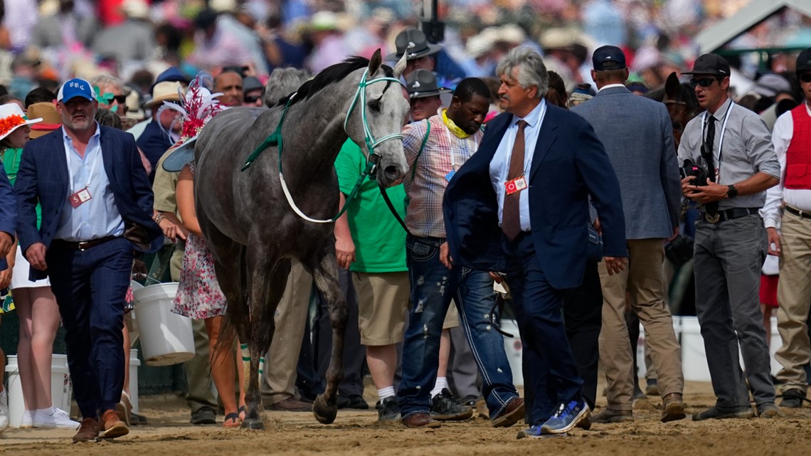 Kentucky Derby races on amid 7th death, scratched favorite