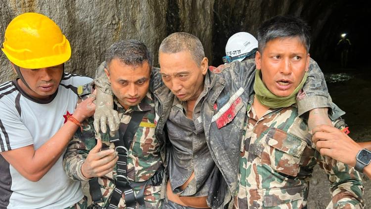 Rescuers in Nepal find a man and a woman alive 10 days after devastating floods