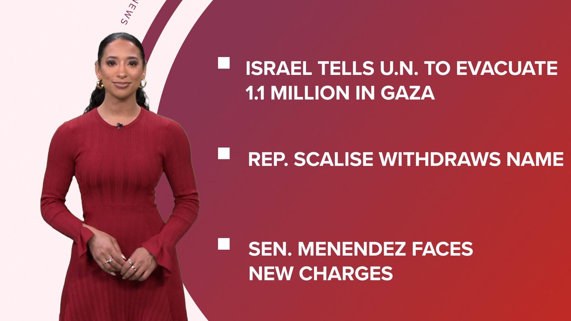 A look at what is happening in the news from the Israel-Hamas war and house speaker chaos to a conviction and acquittal in the death of Elijah McClain.