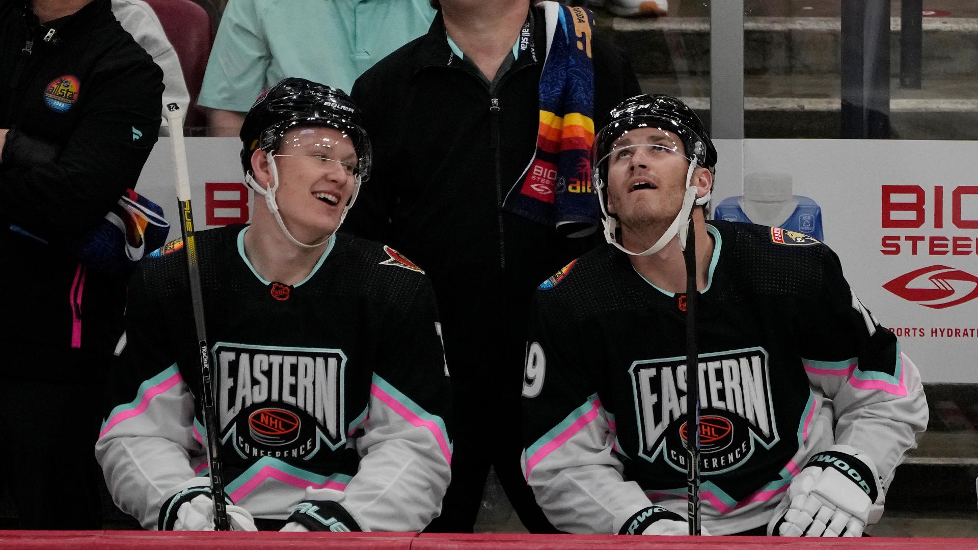 Tkachuk and Hughes brothers make Team USA men's hockey a family affair ...