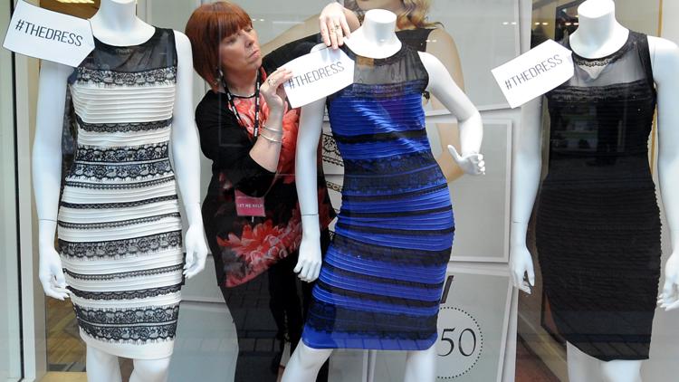 Is it black and blue or white and gold? 'The dress' is 10 years old