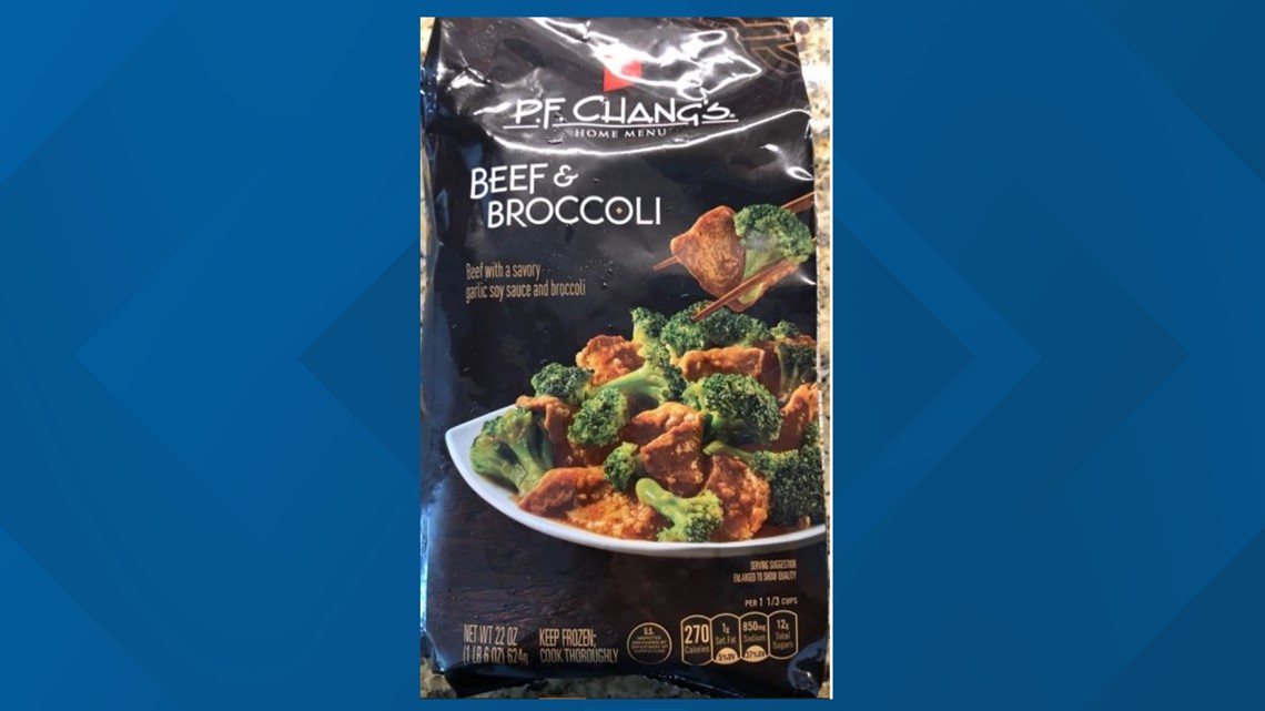 P.F. Chang's frozen beef and broccoli recalled due to misbranding