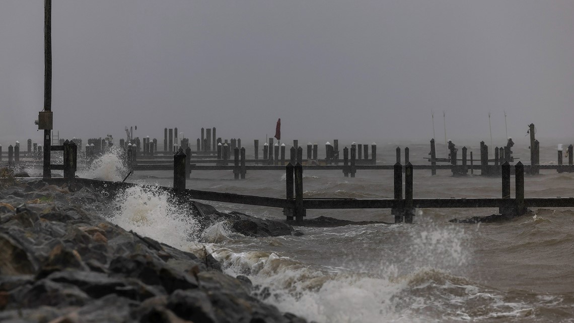 Southern East Coast hit by flooding as Ophelia weakens to tropical