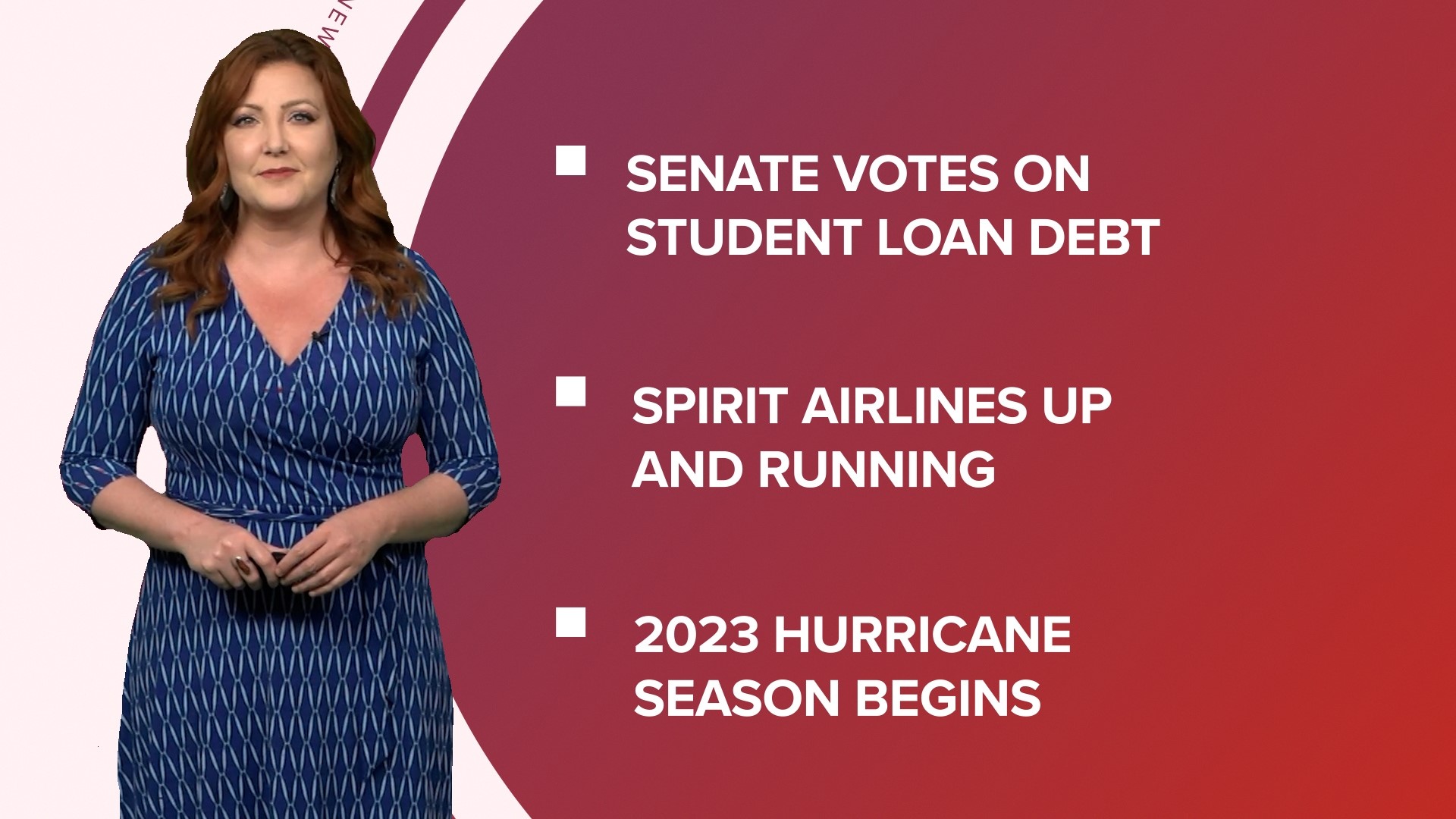 A look at what is happening in the news from the latest on student loan payments to preparing for the 2023 hurricane season and a new Barbie doll collection.