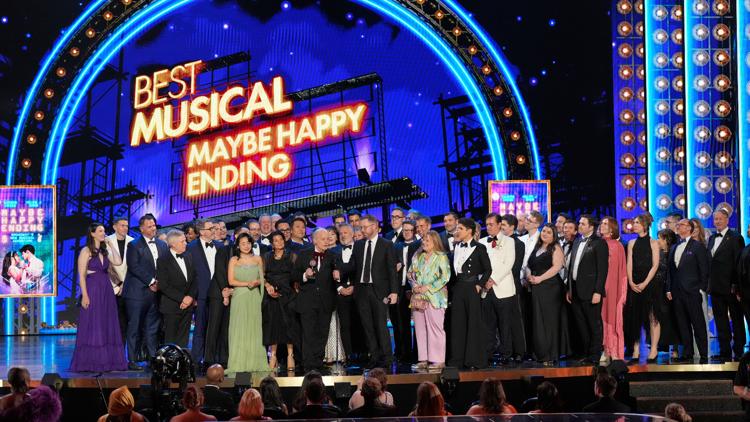 Tony Awards laud android rom-com 'Maybe Happy Ending' and history-making 'Purpose'