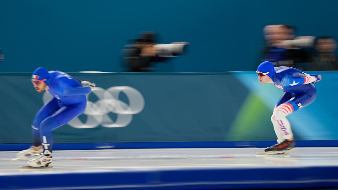 Speedskater Casey Dawson was the only US athlete in the men's 5000-meter final. Here's how he did.