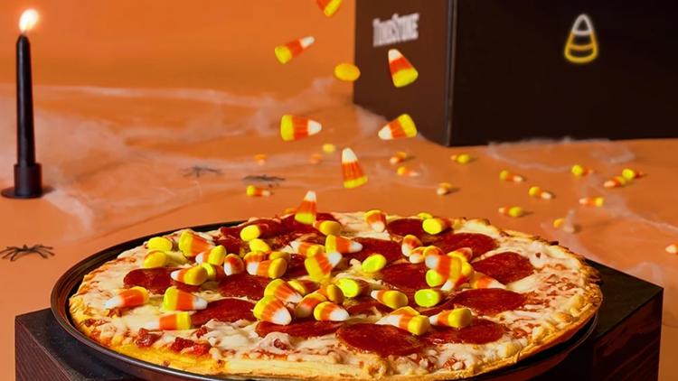 The pizza nobody asked for: Tombstone is selling a candy corn pizza