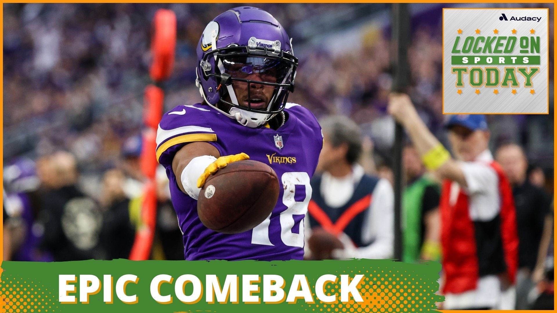 Discussing the day's top sports stories from an unbelievable comeback for the Minnesota Vikings to the Jaguars remaining in the NFL playoff picture.