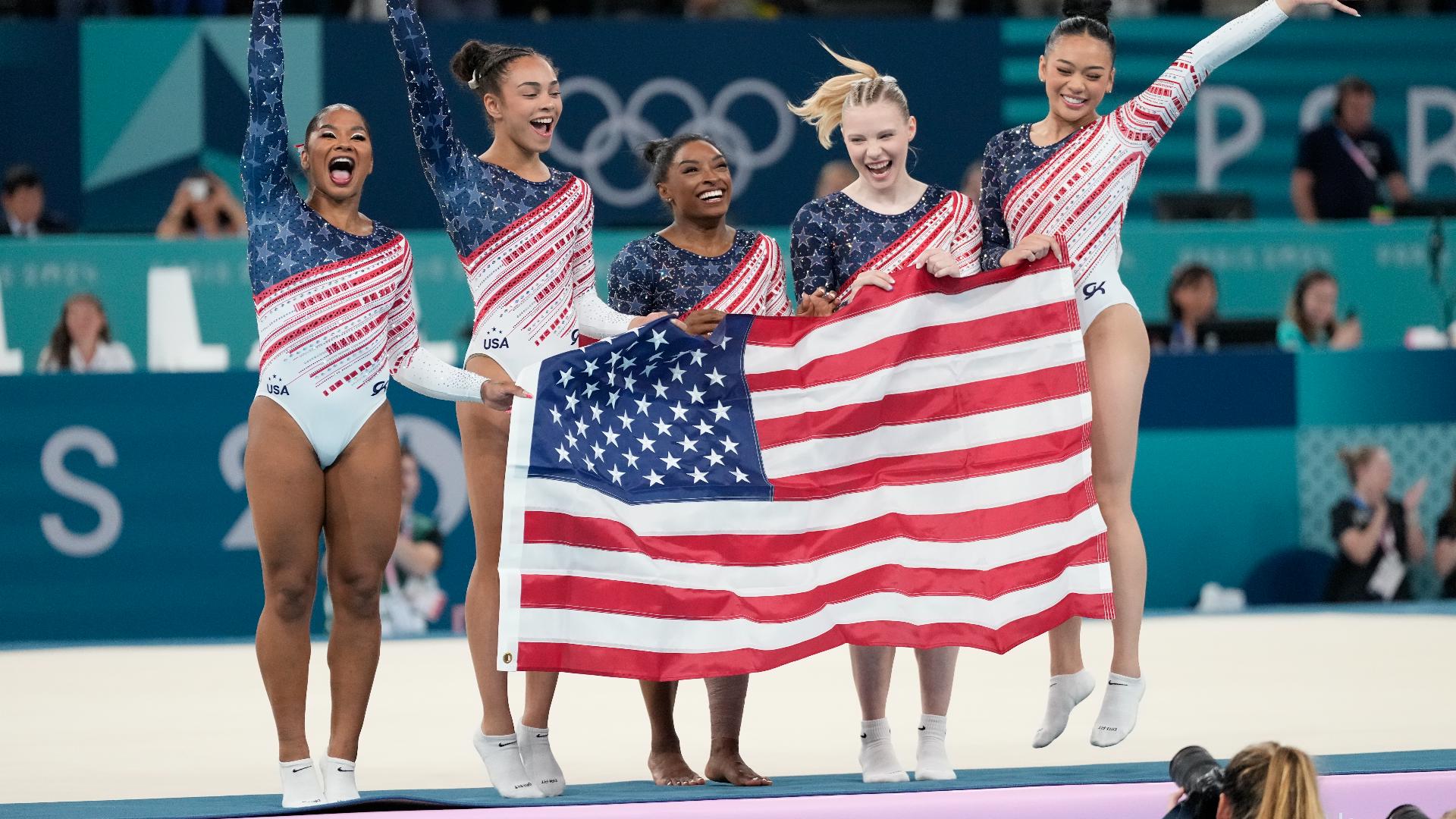 What Simone Biles called U.S. gymnastics team after winning gold