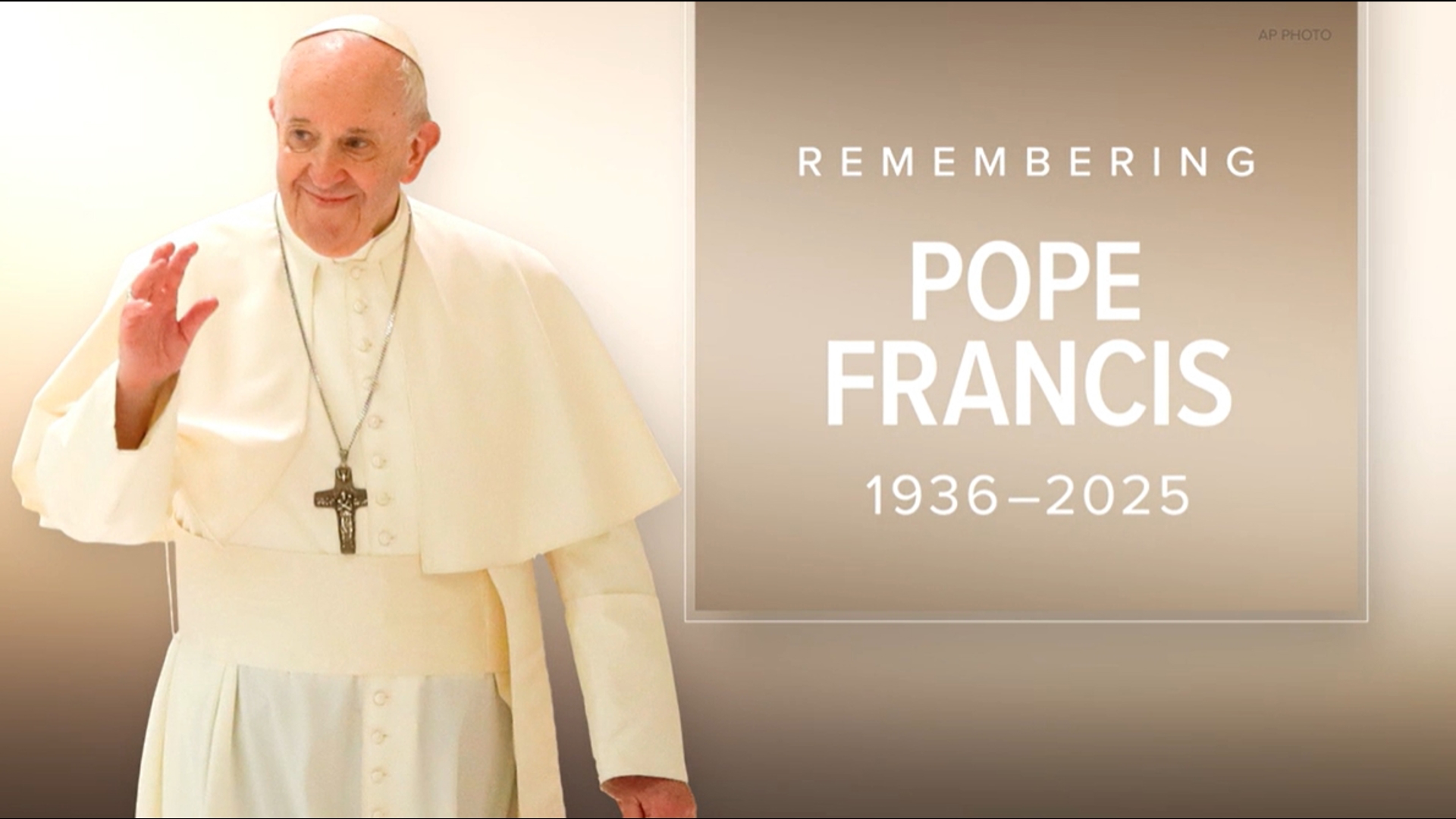 The Vatican announced the death of Pope Francis, one day after Easter. 