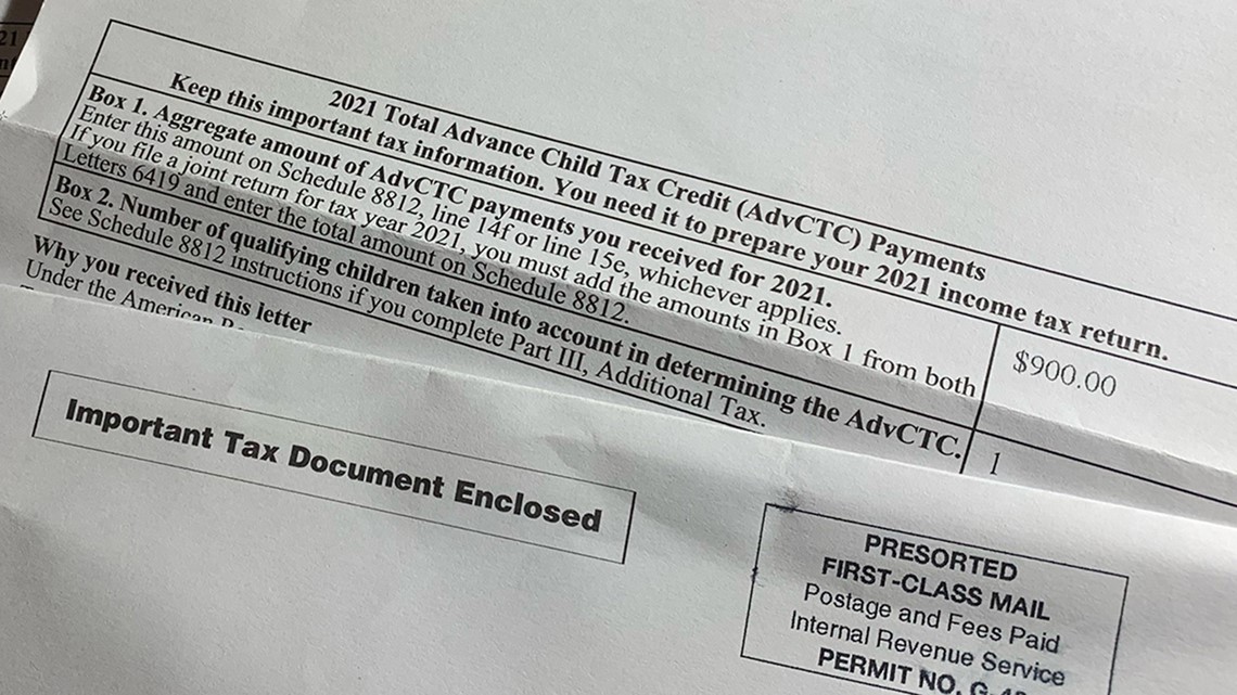 Child tax credit letters from IRS showing up in mailboxes | wnep.com