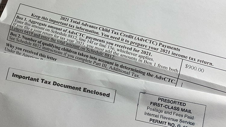 This IRS letter about child tax credit payments has started arriving in mailboxes