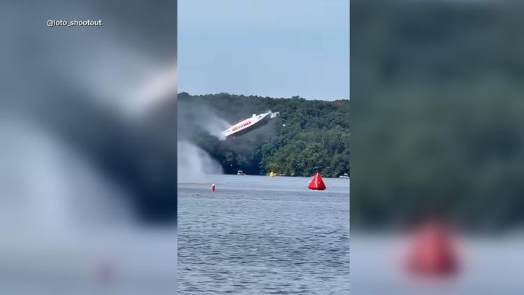 WATCH: Powerboat goes airborne in 200+ mph crash