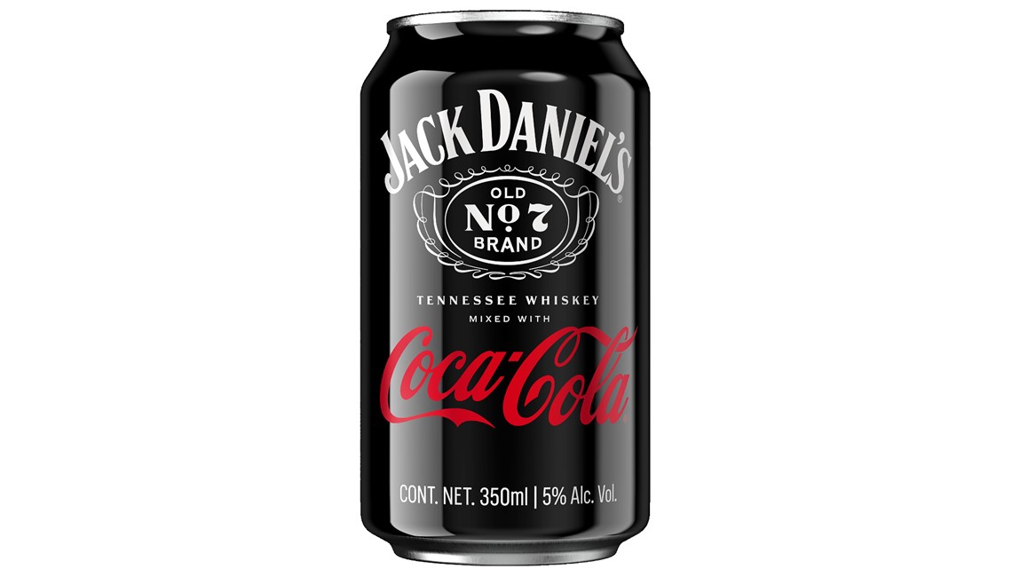 Premixed Jack and Coke cans hit shelves soon