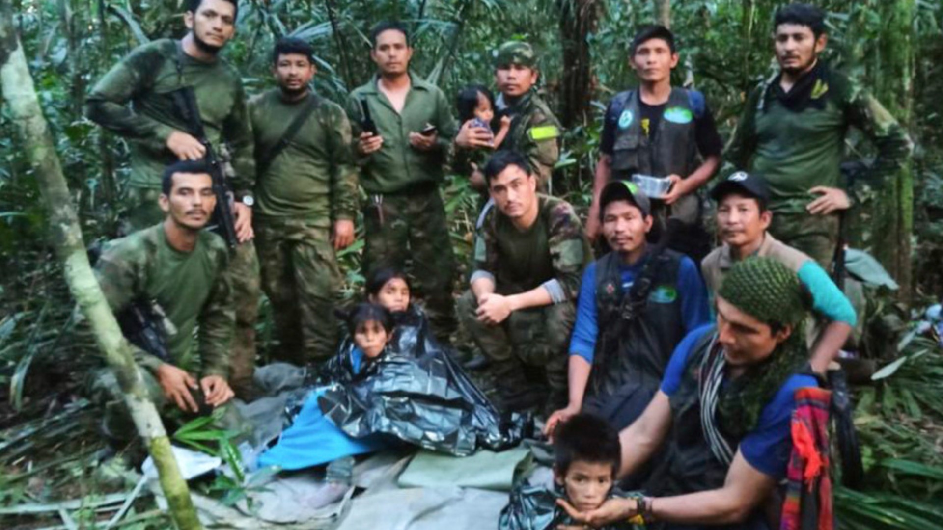 Authorities found four children who survived a small plane crash 40 days ago and had been the subject of an intense search in the Amazon jungle.