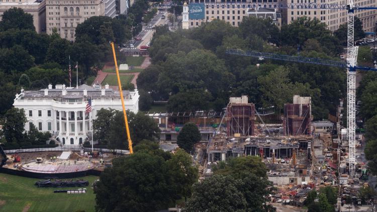 President Trump asks Supreme Court to let White House resume ballroom construction during appeal