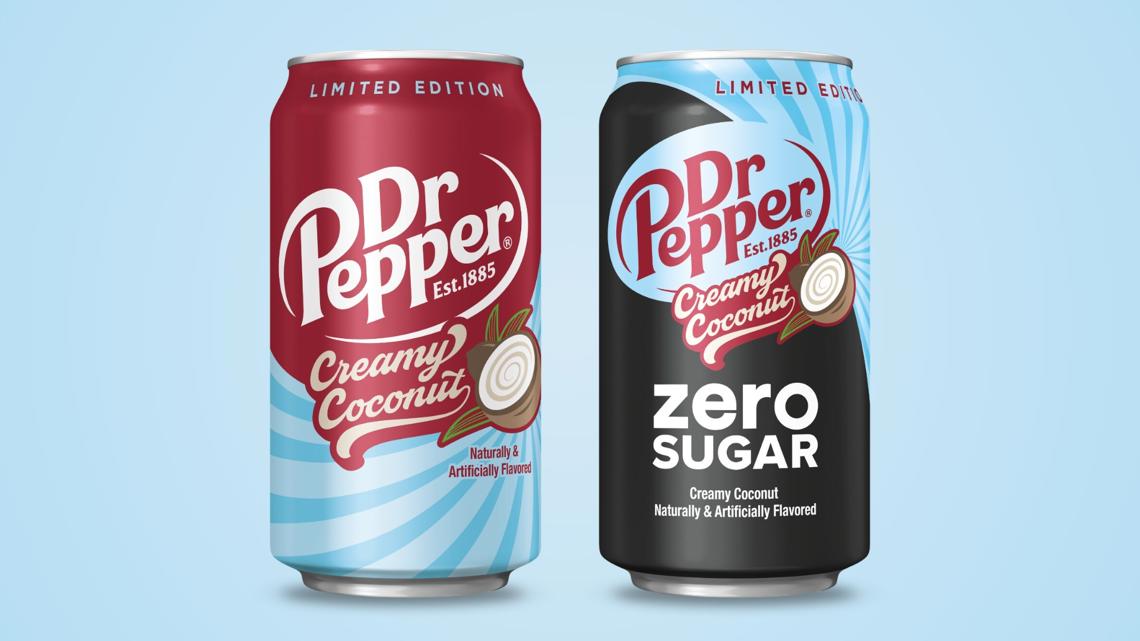 Dr Pepper Creamy Coconut will be available for a limited time starting in April.