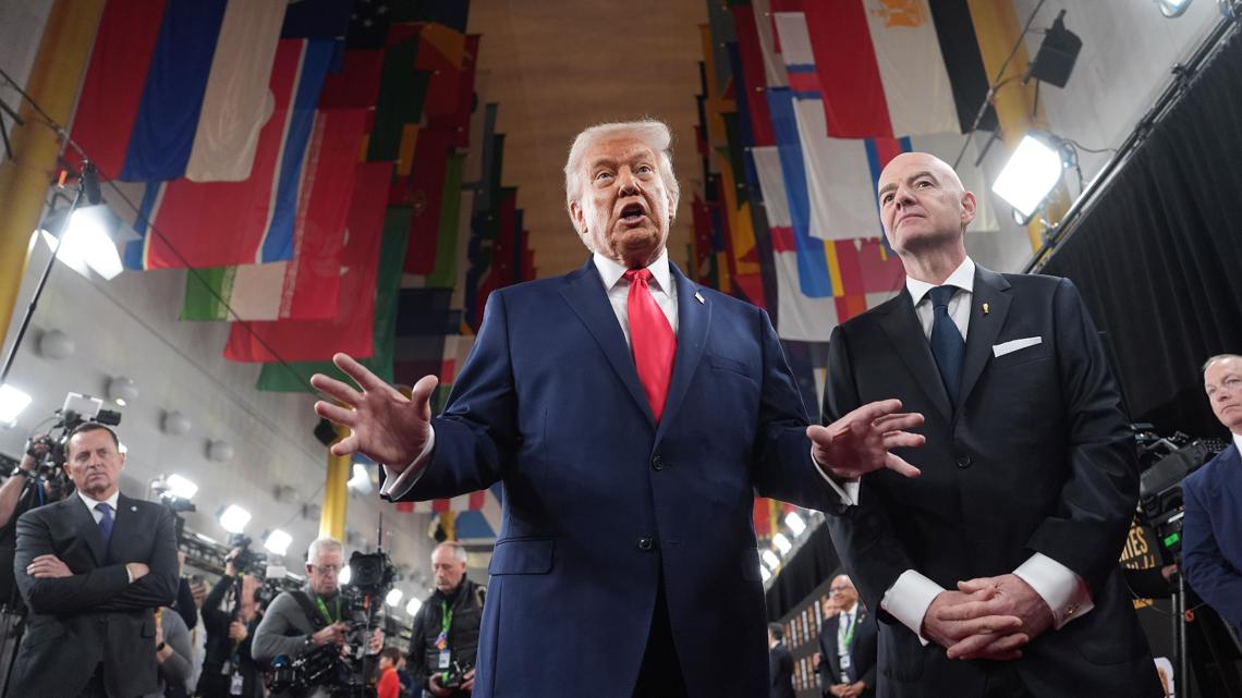 Trump will attend World Cup final, FIFA president Gianni Infantino says
