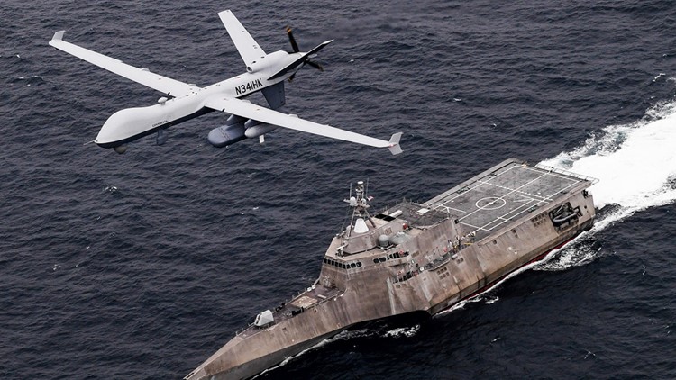 Jet tempur Rusia bertabrakan dengan drone Amerika di atas Laut Hitam