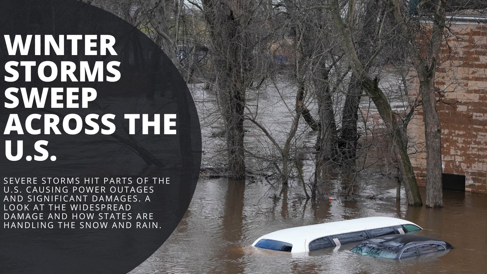 Severe storms hit parts of the U.S. causing power outages and significant damages. A look at the widespread damage and how states are handling the snow and rain.