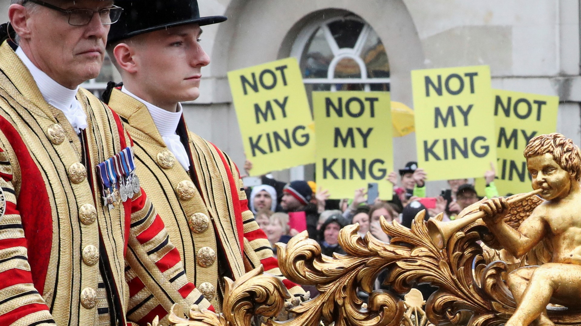 The anti-monarchy group Republic said several of its members have been arrested as they prepared to protest the coronation of King Charles III.