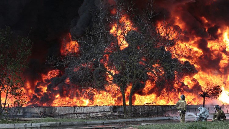 Russian strikes on Ukraine supply lines aimed at disrupting delivery of Western weapons