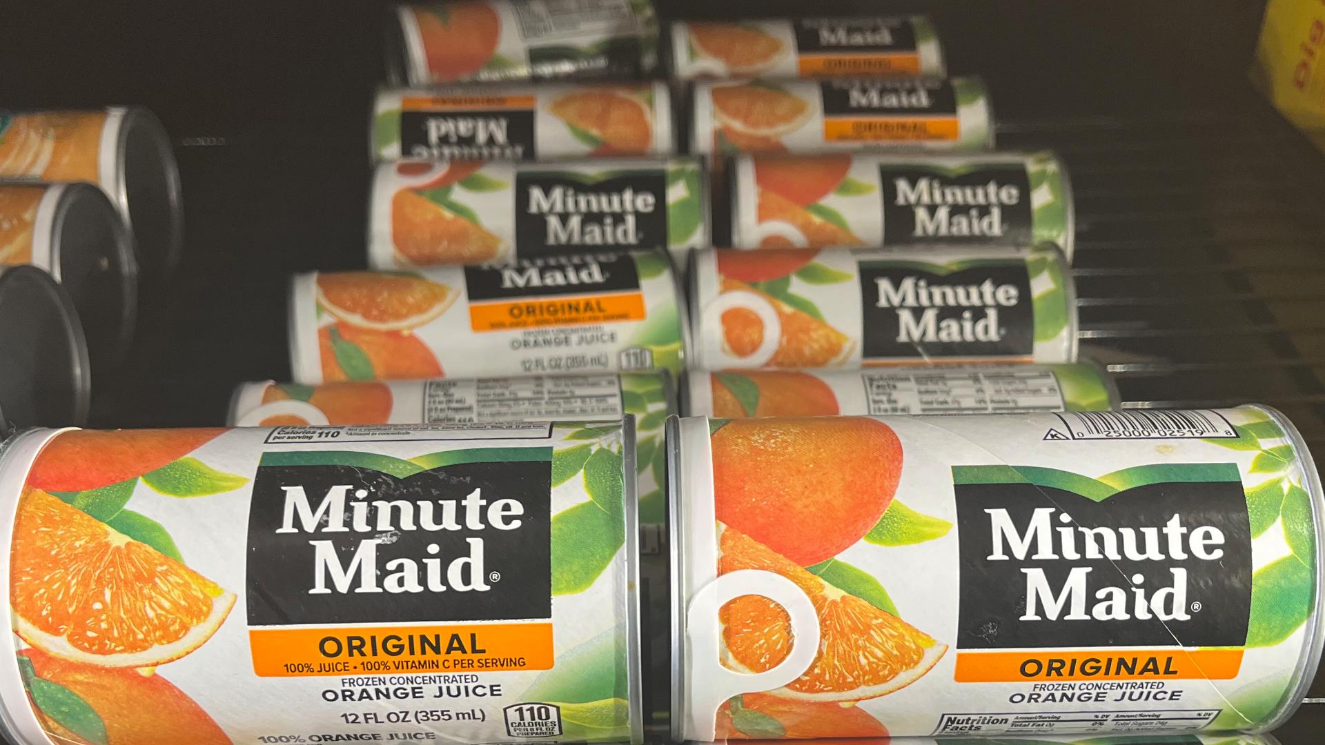 Minute Maid To Discontinue Its Frozen Juice Cans Fox43