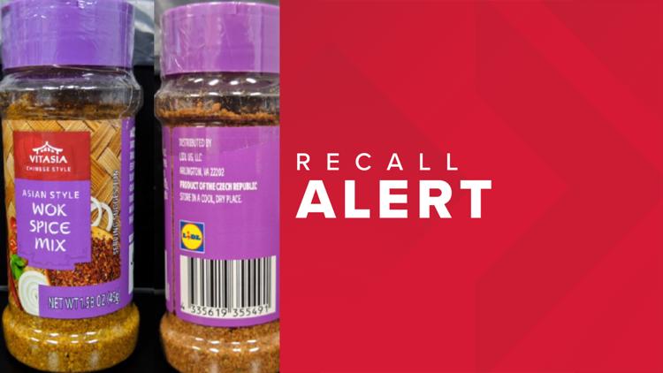 Spice mix sold at Lidl stores recalled due to possible salmonella risk