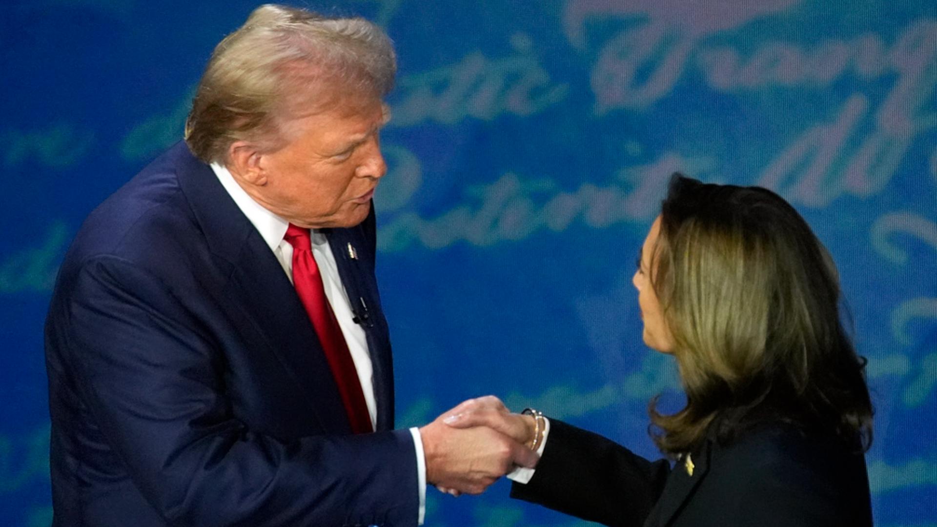 Former President Donald Trump and Vice President Kamala Harris faced off for the first time on Sept. 10 in a televised debate in Pennsylvania.