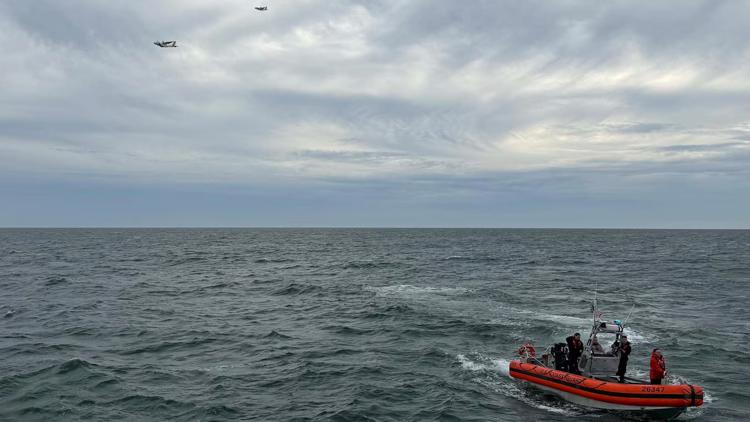 Crews find 'debris field' from 6-person medical flight missing over the Atlantic en route to Boston