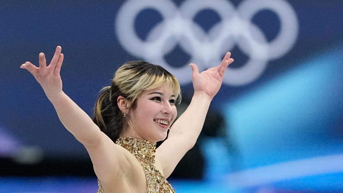 Alysa Liu of the United States competes during the women's figure skating free program at the 2026 Winter Olympics, in Milan, Italy, Feb. 19, 2026.