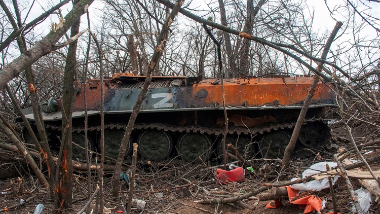 Zelenskyy: Retreating Russian forces leaving mines around homes, bodies