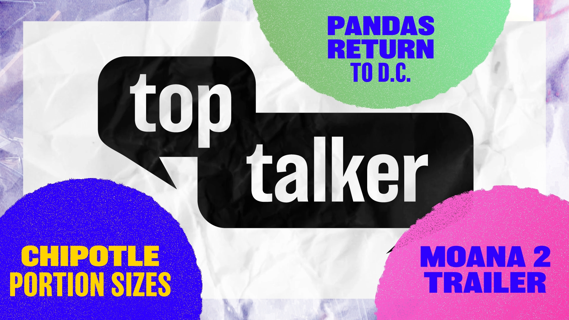 A look at the top 10 stories buzzing around the internet this week. From new movie news with 'Moana 2' and 'Wolfs' to Chipotle portion size concerns and pandamonium!