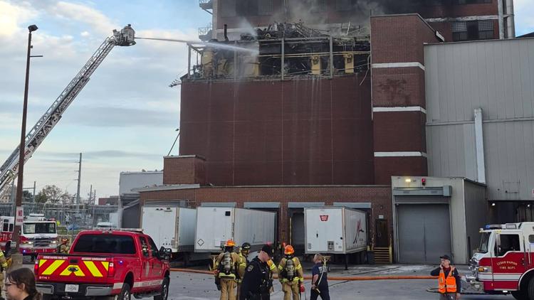 None injured after Quaker Oats building in Iowa explodes and catches fire, officials say